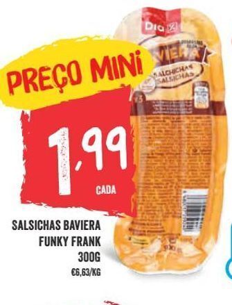 Minipreço Salsicha promoção