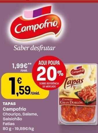 Intermarché Chouriço campofrio promoção