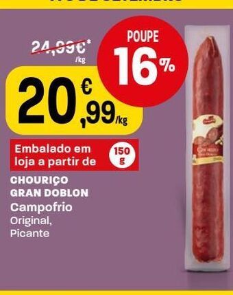 Intermarché Chouriço campofrio promoção