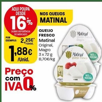 Intermarché Queijo fresco matinal promoção