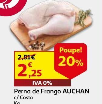 Pernas de frango c/costa saco xxl kg
