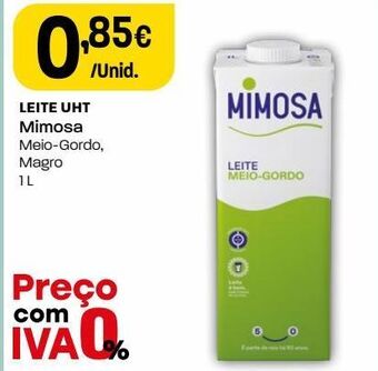 Intermarché Leite mimosa promoção
