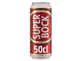 Auchan Cerveja super bock lata 0.50 l promoção