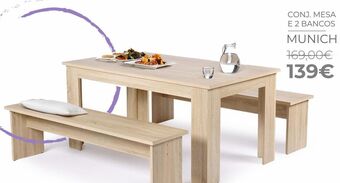 Homy Casa Conjunto de mesa e cadeiras promoção