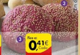 Pingo Doce Pão de Beterraba 80g promoção