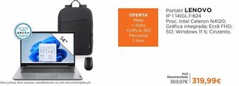 El Corte Inglés Notebook lenovo promoção