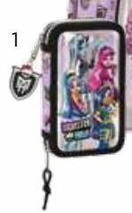 Estojo escolar monster high