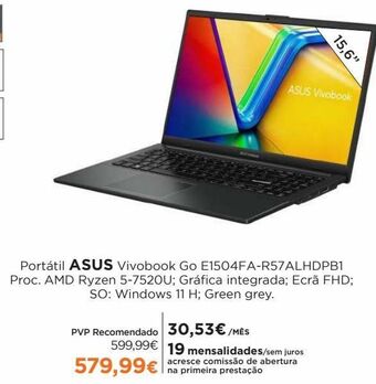 El Corte Inglés Portátil asus asus promoção
