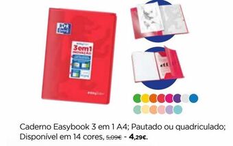 El Corte Inglés Cadernos oxford promoção