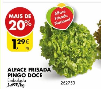 Pingo Doce Alface Frisada Pingo Doce promoção
