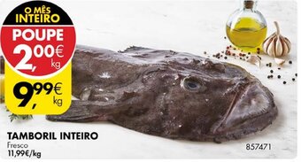 Pingo Doce Tamboril Inteiro promoção