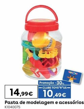 Toys R Us Massa de modelar promoção