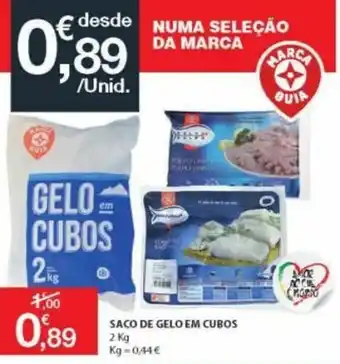E.Leclerc Saco de Gelo em Cubos 2kg promoção
