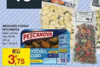 E.Leclerc Mexilhão Cozido Pescanova 60/90 360g promoção