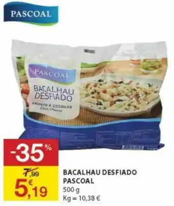 Bacalhau Desfiado Pascoal 500g