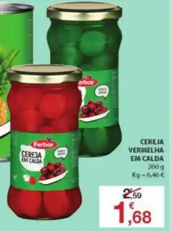 E.Leclerc Cereja Vermelha em Calda 260g promoção