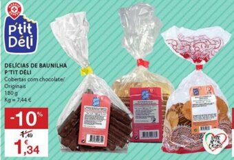 E.Leclerc Delícias de Baunilha P'Tit Déli 180g promoção