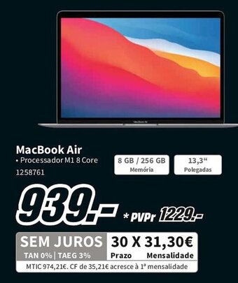 MediaMarkt MacBook Air promoção