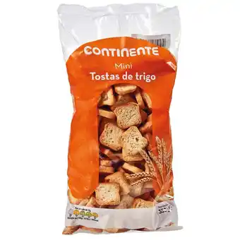 Continente Mini tostas de trigo promoção