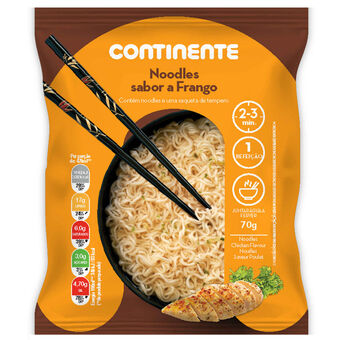 Continente Noodles de frango promoção