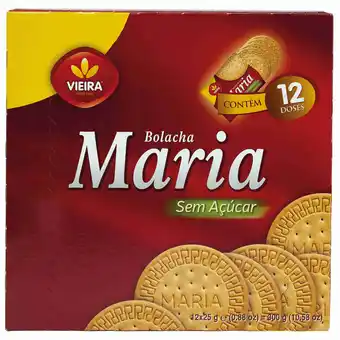 Bolachas maria sem açúcar