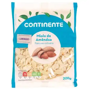 Miolo de amêndoa laminada