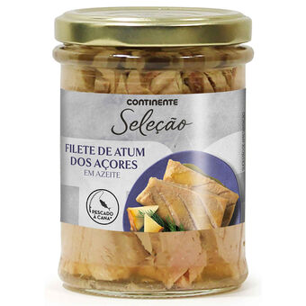 Continente Filete de atum dos açores em azeite promoção