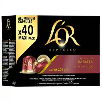 Continente Cápsulas de café barista int 13 promoção
