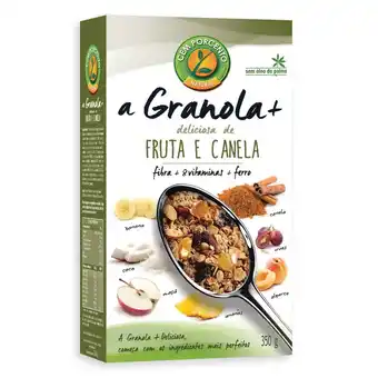 Continente Granola fruta e canela promoção