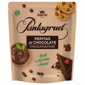 Continente Pepitas de chocolate 43% cacau sem glúten promoção