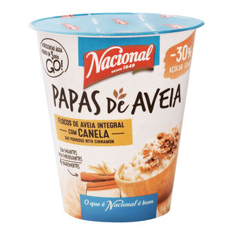 Continente Papas de aveia com canela promoção