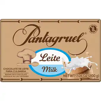 Tablete de chocolate de leite culinária sem glúten