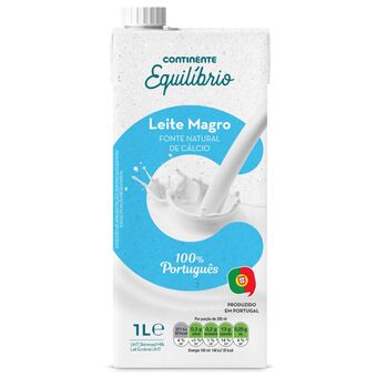 Continente Leite uht magro promoção