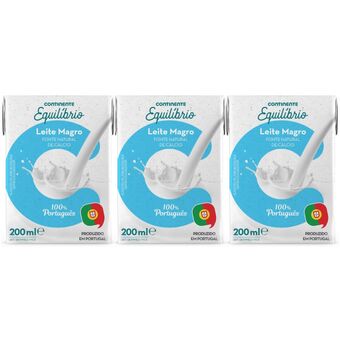 Continente Leite uht magro promoção