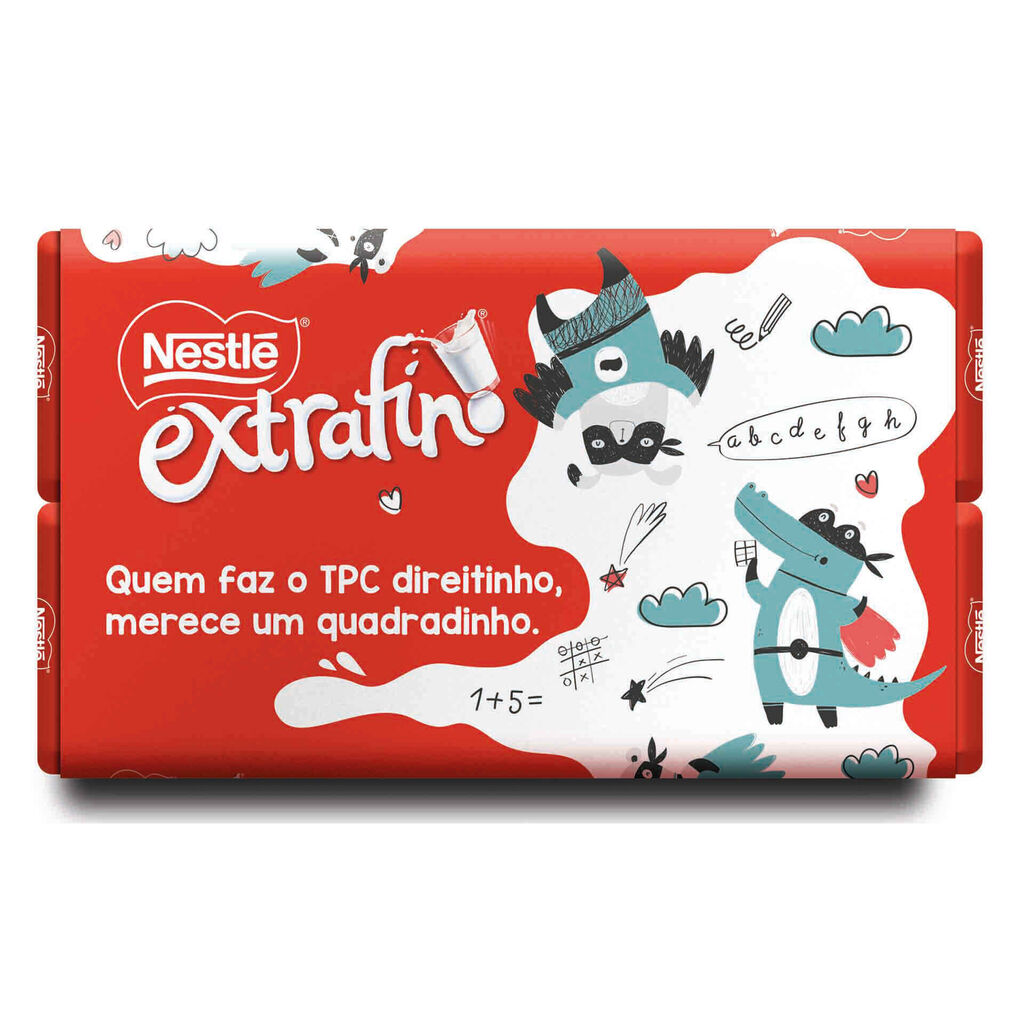 Continente Tablete de chocolate de leite extrafino promoção