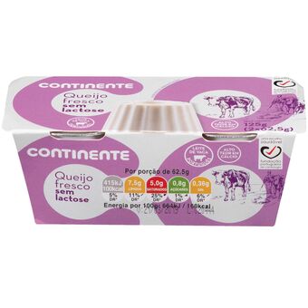 Continente Queijo fresco sem lactose promoção