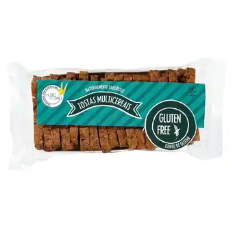 Tostas multicereais sem glúten