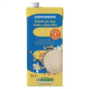 Bebida vegetal de soja baunilha