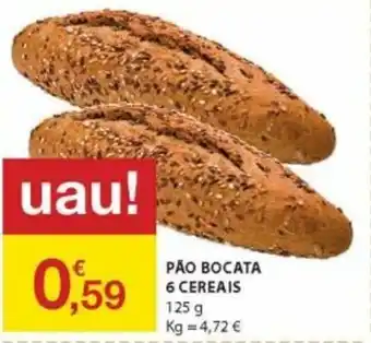 E.Leclerc Pão Bocata 6 Cereais 125g promoção