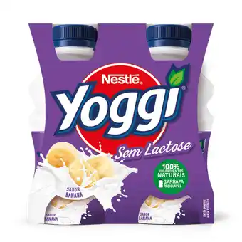 Continente Iogurte líquido banana sem lactose promoção