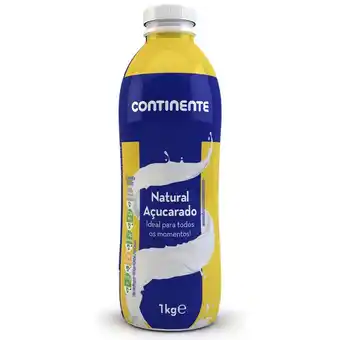 Iogurte líquido natural açucarado