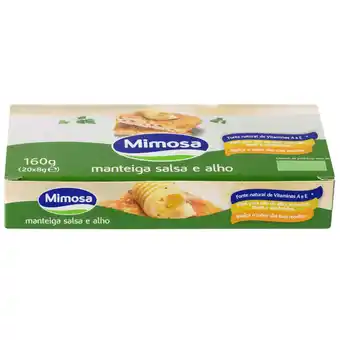 Manteiga salsa e alho