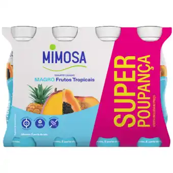 Continente Iogurte líquido magro frutos tropicais promoção