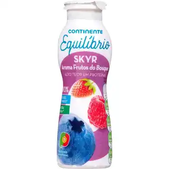 Continente Iogurte líquido skyr frutos do bosque promoção
