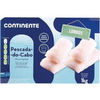 Continente Lombos de pescada msc ultracongelada promoção