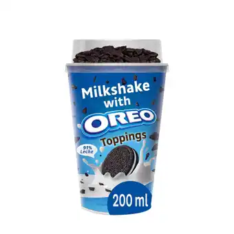 Continente Leite achocolatado cup com topping oreo promoção