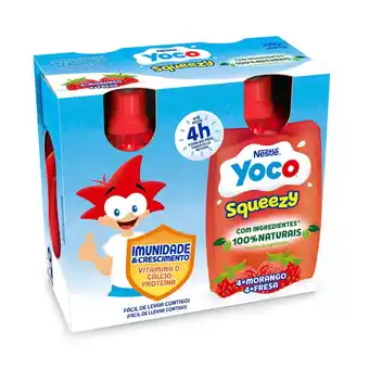 Continente Queijinho squeezy morango promoção