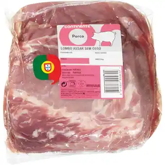 Continente Lombo de porco sem osso para assar promoção