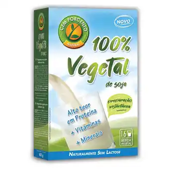 Continente Bebida vegetal de soja instantânea em pó promoção