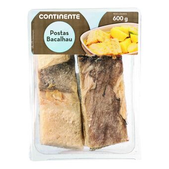 Continente Postas de bacalhau seco promoção